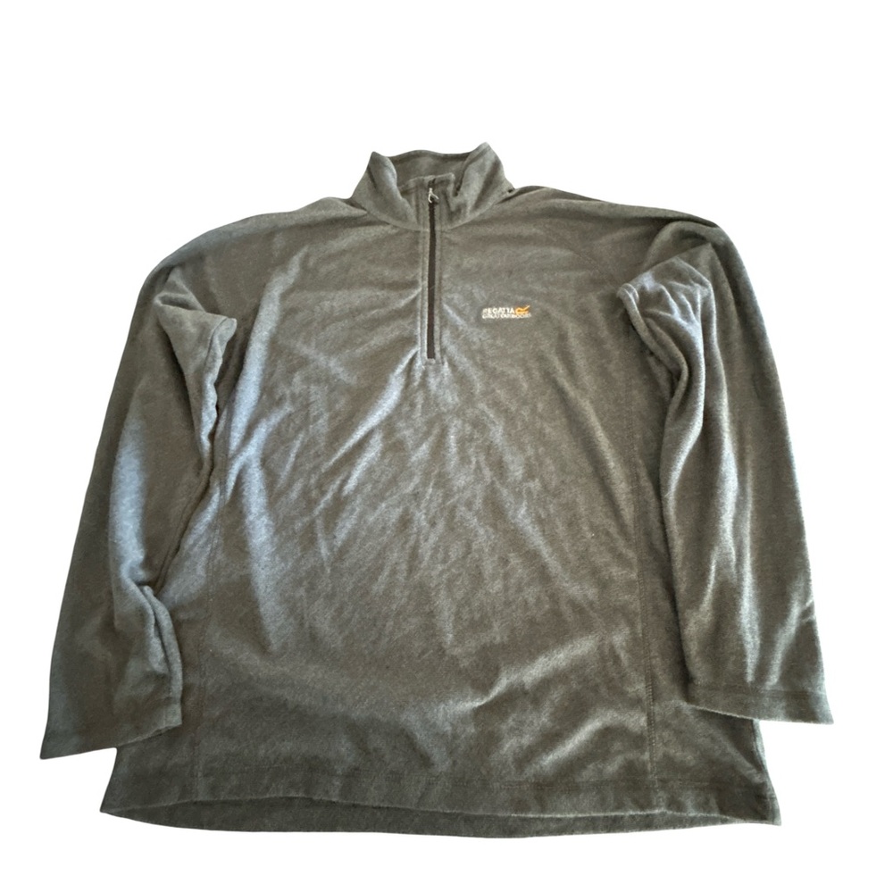 Regatta Men’s Thompson Gray Lightweight Quarter-Zip Fleece Pullover
